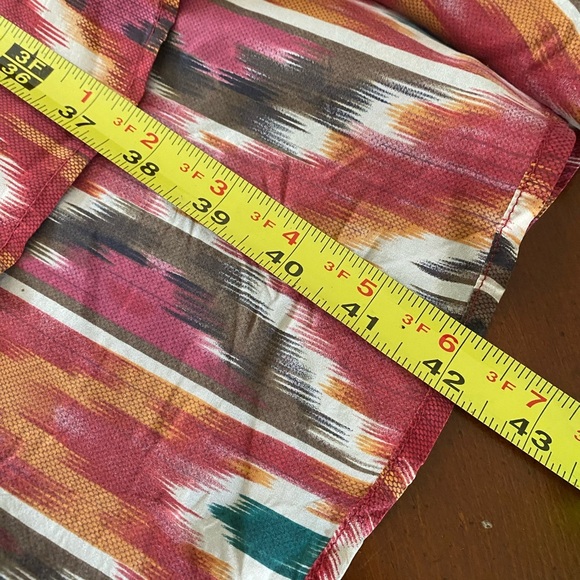 Anthropologie Silk Dress LARGE - Picture 8 of 9